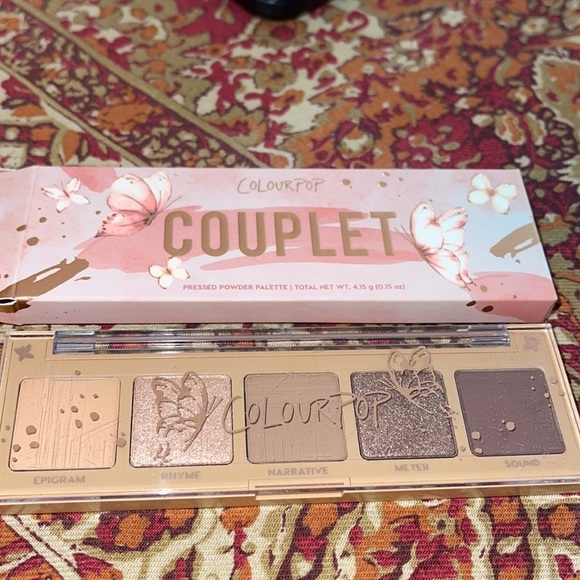 NWT ColourPop 5 Pan Eyeshadow Palette - Couplet - Picture 3 of 3
